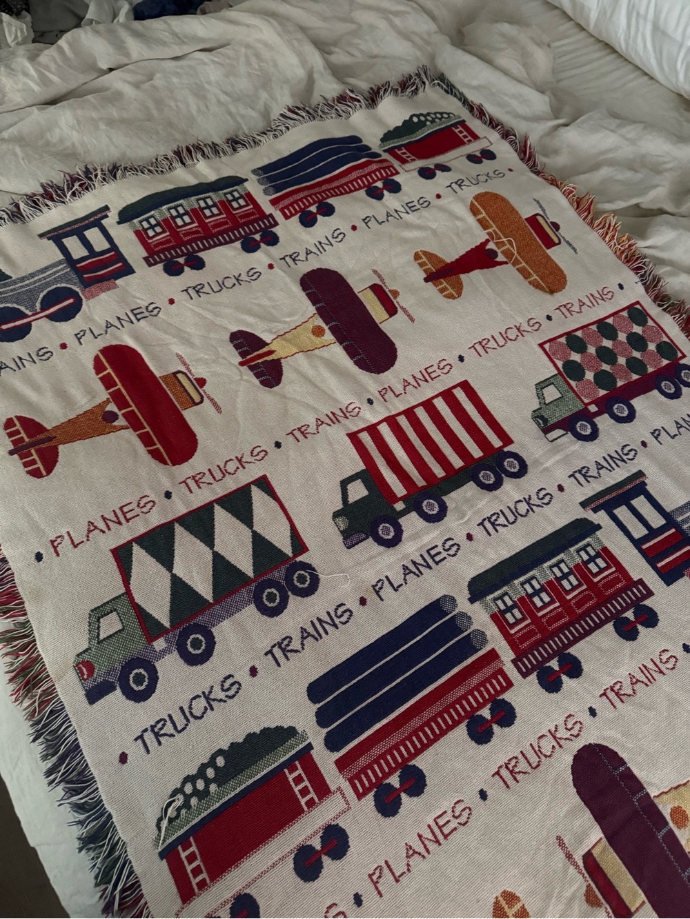 Vintage Pottery Barn Kids Throw Blanket or Wall Tapestry